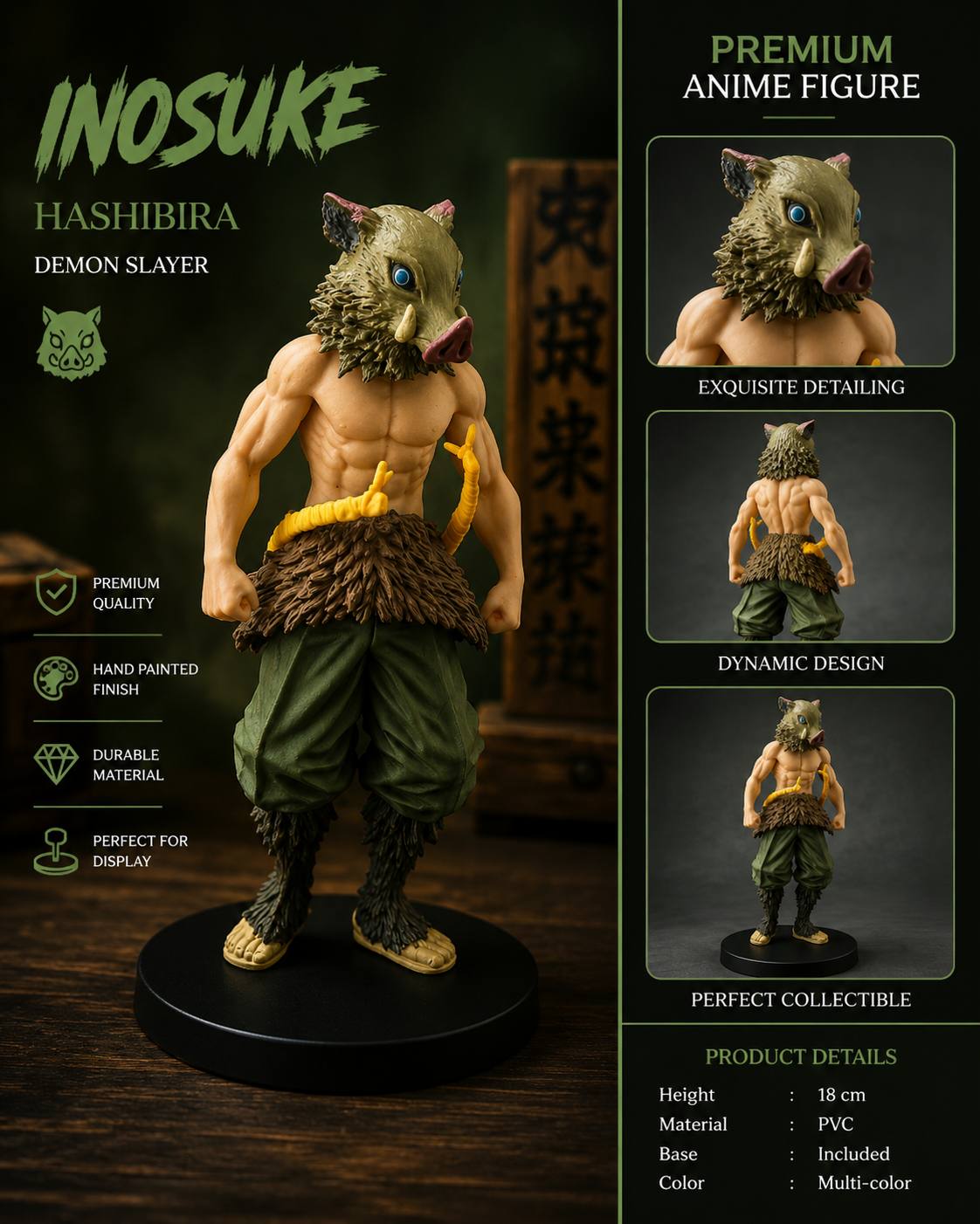 Inosuke Hashibira ( 18cm Figure )