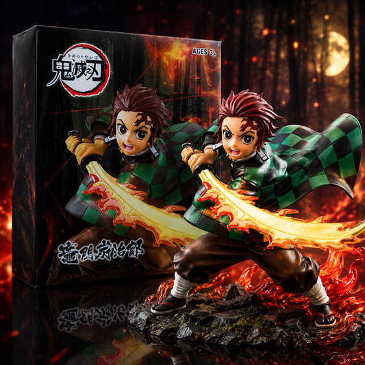 Tanjiro Kamado Action Figure – Dynamic Battle Pose | Premium Anime Collectible